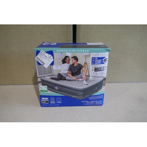 6040 - Sealy Fortech Airbed With Built In Pump *This lot is subject to Vat