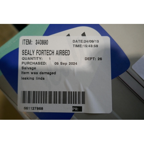 6040 - Sealy Fortech Airbed With Built In Pump *This lot is subject to Vat