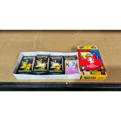 6107 - Match Atax Euros Mega Tin, Pokemon Booster Bundle *This lot is subject to Vat