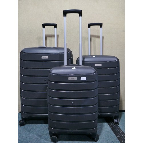 6134 - Three piece Rock Prime Luggage set, original RRP £145.83 *This lot is subject to Vat