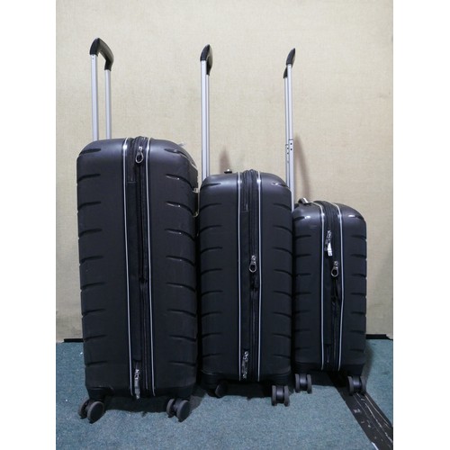 6134 - Three piece Rock Prime Luggage set, original RRP £145.83 *This lot is subject to Vat