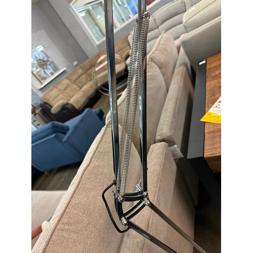 3015A - A chrome floor standing anglepoise lamp