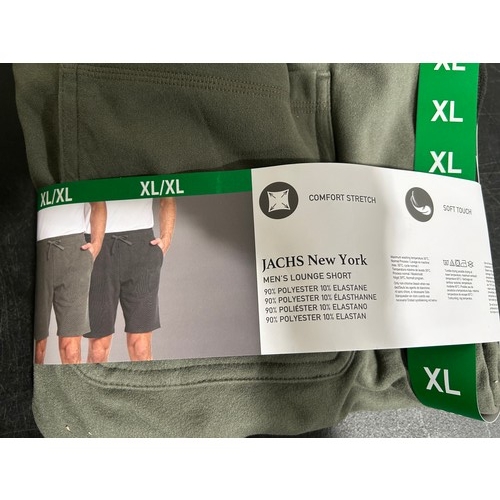 6177 - Jachs New York mens lounge shorts x 5 packs (2 in a pack,) size XL, with tags  (L335)  * This lot is... 