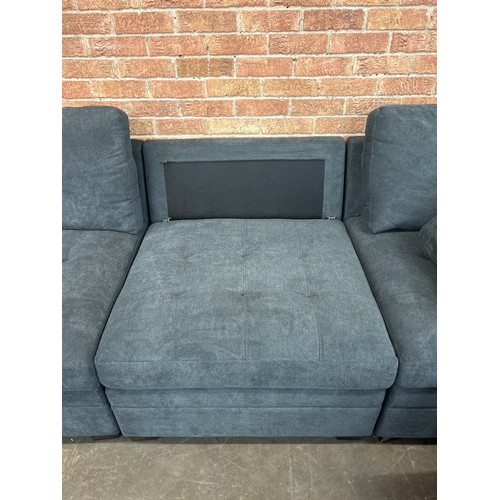 3165 - A Tisdale 6 piece Dark Grey Sofa, Original RRP £1333.33 + Vat (4216A-30) *This lot is subject to Vat