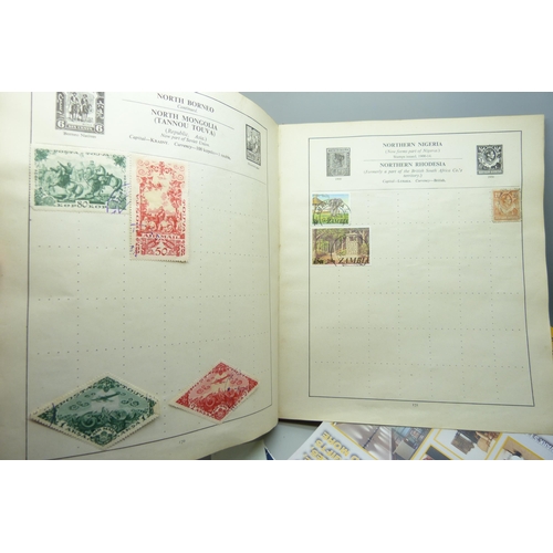 2109 - An album of stamps including one Penny Black, Australia, Belgium, Canada, China, Eire, France, Frenc... 