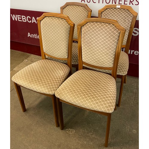 47 - A set of four William Lawrence teak dining chairs