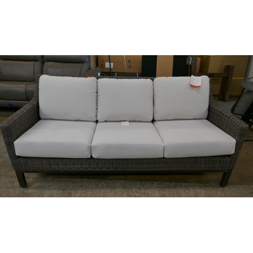 3040 - An Agio Ellery 4 piece Woven Deep Seating Set, (Marked Cushions) Original RRP £1666.66 + Vat (4213-1... 