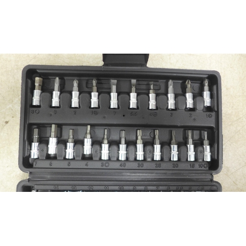 5034 - A 46 piece socket set, unused