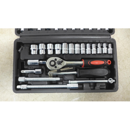 5034 - A 46 piece socket set, unused