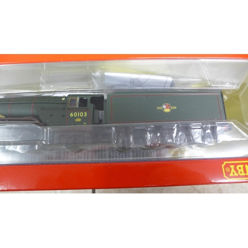 5114 - A Hornby Late BR 4-6-2 Class A3 Flying Scotsman 60103 00 gauge model train - boxed