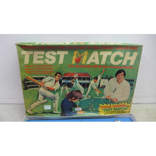 5115 - A PeterPanPlaything Test Match All Action Cricket vintage board game in original box