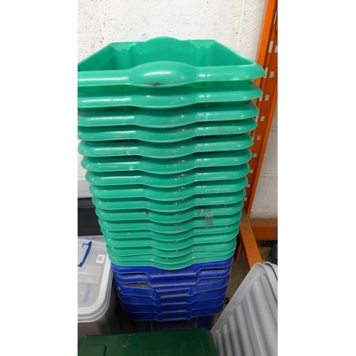 5235 - A large quantity of assorted plastic storage boxes