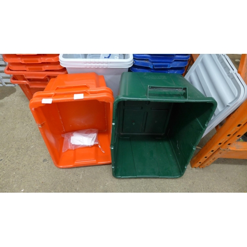 5235 - A large quantity of assorted plastic storage boxes