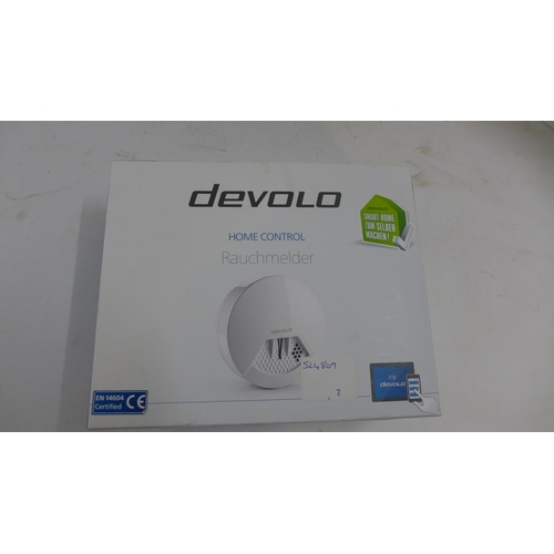 5284 - Four Devolo Smart Home, Home Control smoke alarms