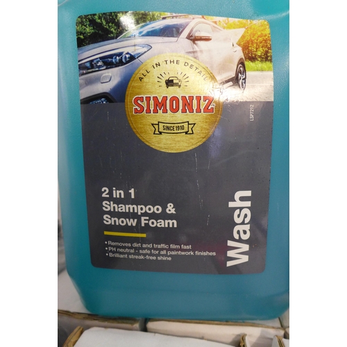 5327 - A quantity of car care items including 2-in-1 shampoo and snow foam, Exol multi purpose long life gr... 