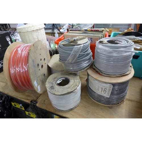 5337 - 6 rolls of various wires