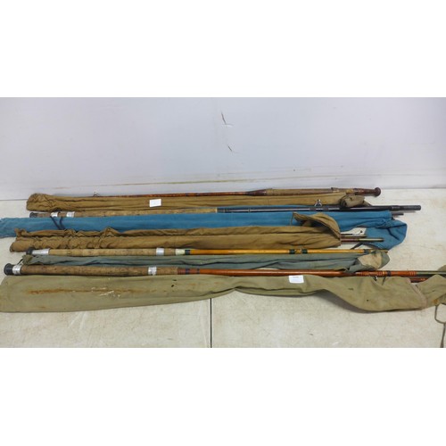 5059 - A quantity of assorted fishing rods