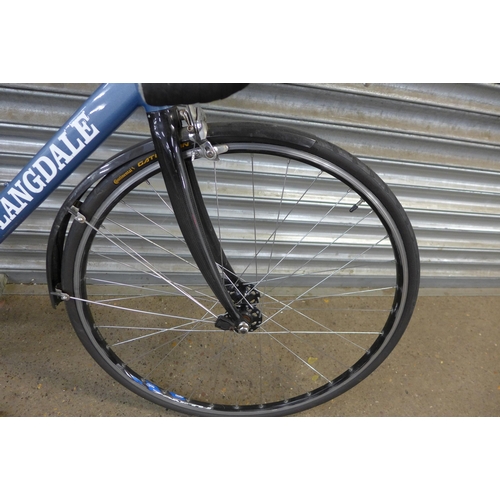 5192 - An aluminium framed Langdale single speed Tektro RS536 equipped road bike