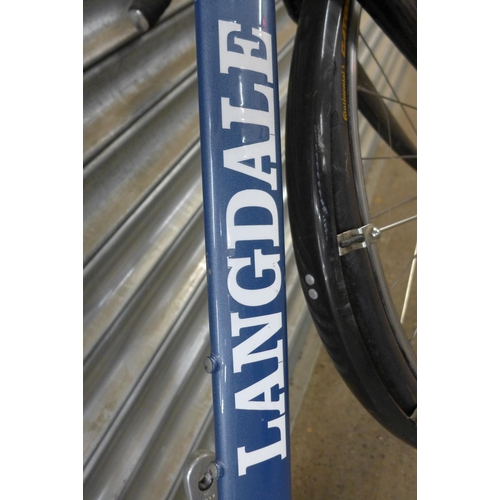 5192 - An aluminium framed Langdale single speed Tektro RS536 equipped road bike