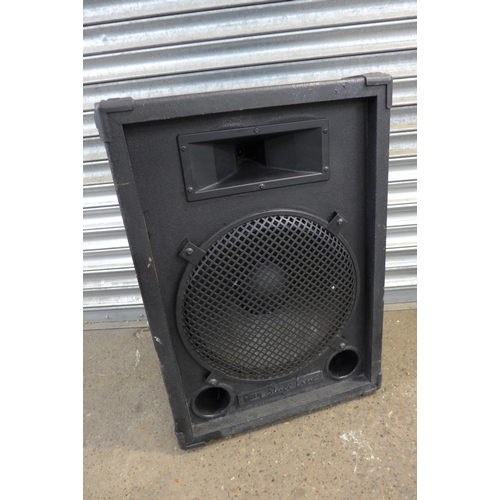 5197 - A Mission M7S Active Subwoofer and an IMG Stage-Line PAB-15P loud speaker