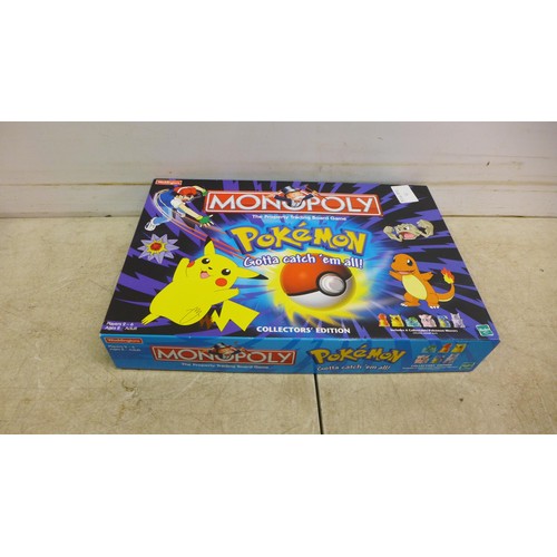 5065 - A quantity of board games including Pokémon Monopoly, John Lewis 4 in a Row, Jumbojet and a Baxinger... 