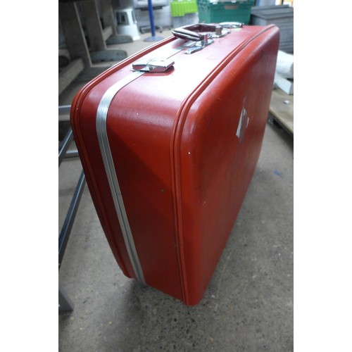 5371 - 4 large luggage cases including Samsonite, Polo Meisdo and Delsey etc.