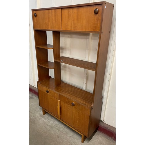 74 - A teak room divider