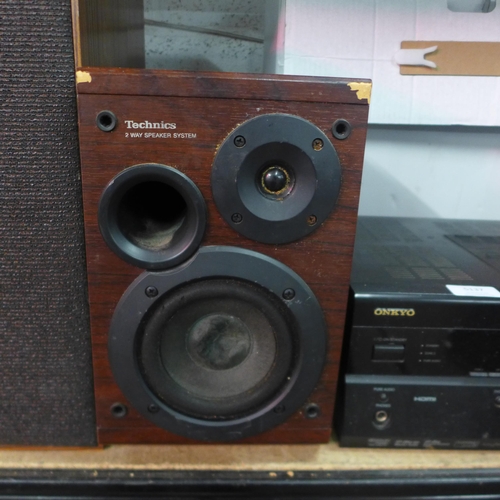 5136 - Three pairs of various speakers including Sharp and Technics