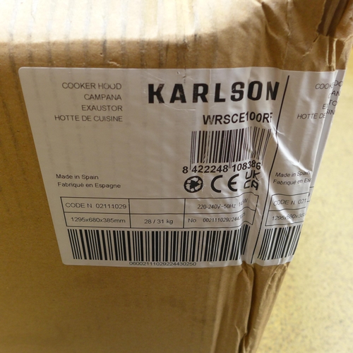 4001 - Karlson Ceiling Hood, Original RRP £916.67 + Vat (468-114), *This lot is subject to VAT