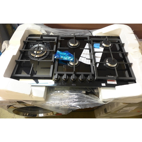 4019 - AEG Gas on Glass 5 Burner Hob ( Original RRP £574.17 + Vat (468-91), *This lot is subject to VAT