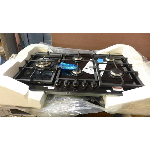 4019 - AEG Gas on Glass 5 Burner Hob ( Original RRP £574.17 + Vat (468-91), *This lot is subject to VAT