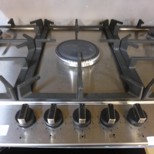 4022 - Neff Gas 5 Burner Hob - Stainless Steel (missing one hob cover) Original RRP £507.70 + Vat (468-83),... 