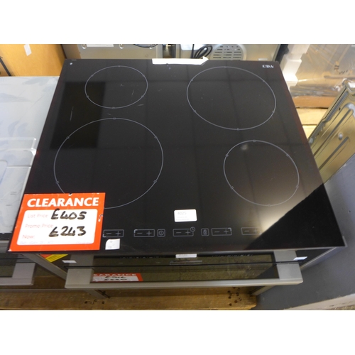 4025 - CDA 4 Zone Induction Hob - Black, Original RRP £348.33 + Vat (468-131), *This lot is subject to VAT