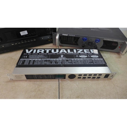 5144 - A quantity of stereo equipment including a Virtualizer DSP1000, 24-bit dual engine digital effects p... 