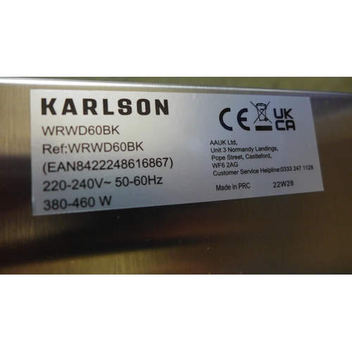 4035 - Karlson warming  Drawer - Black, Original RRP £341.67 + Vat (468-60), *This lot is subject to VAT