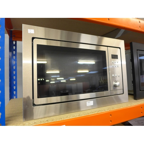 4045 - Built in silver microwave, Original RRP £350.00 + Vat (468-17), *This lot is subject to VAT