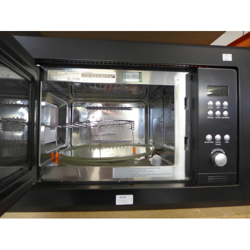 4046 - Built in black microwave Original RRP £350.00 + Vat (468-16), *This lot is subject to VAT