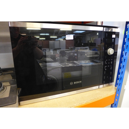 4049 - Bosch Series 4 Built-in Microwave, Stainless Steel RRP £389.99 This lot is subject to VAT