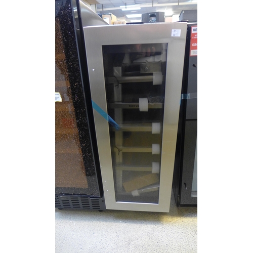 4069 - Karlson Under Counter 30cm Wine Cooler - Stainless Steel, Original RRP £650.00 + Vat (468-107), *Thi... 