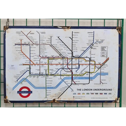 287 - A London Underground enamelled sign