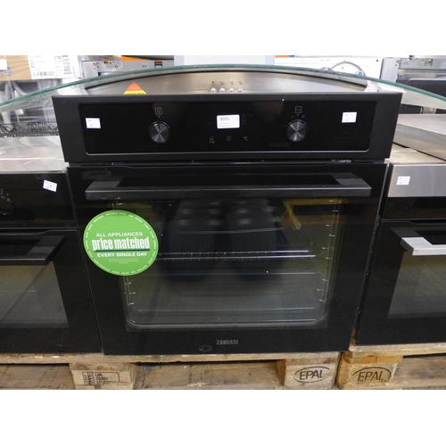 4095 - Zanussi AirFry Pyrolytic Single Oven - Black, Original RRP £490.84 + Vat (468-75), *This lot is subj... 