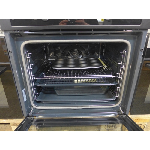 4095 - Zanussi AirFry Pyrolytic Single Oven - Black, Original RRP £490.84 + Vat (468-75), *This lot is subj... 