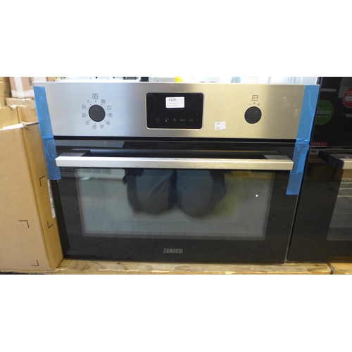 4109 - Zanussi Compact Multifunction Oven with Microwave - ( Transit Damaged), Original RRP £608.34 + Vat (... 