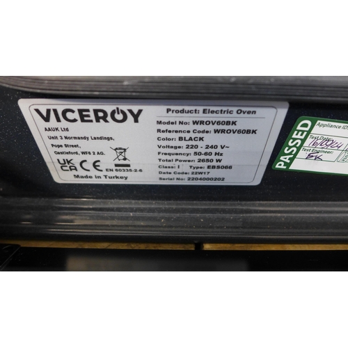 4116 - Viceroy Single Oven with EcoSteam - Black, Original RRP £315.84 + Vat (468-22), *This lot is subject... 