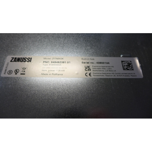 4124 - Zanussi Hob2Hood Induction Hob, Original RRP £249.17 + Vat (468-173), *This lot is subject to VAT