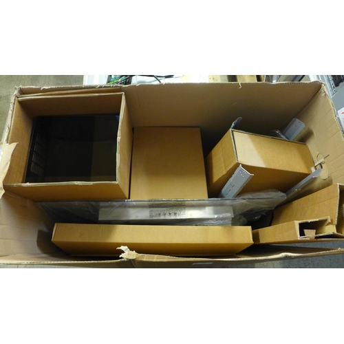 4127 - AEG flat glass Stainless Steel Cooker Hood (468-78), *This lot is subject to VAT