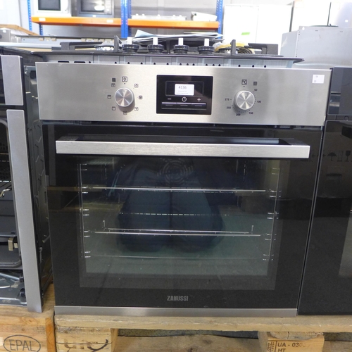 4136 - Zanussi Single Fan Oven, Original RRP £224.17 + Vat (468-97), *This lot is subject to VAT