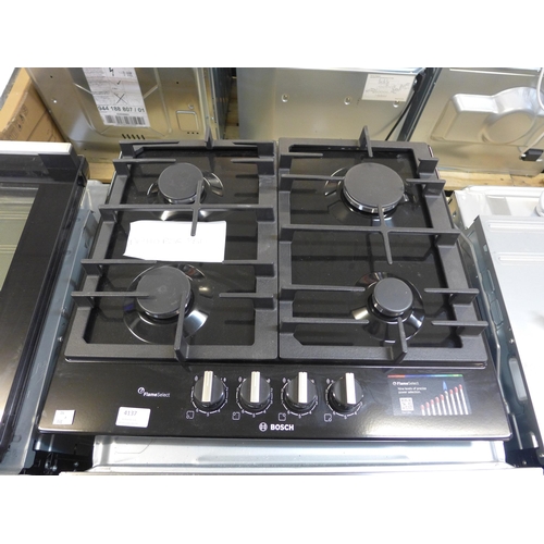 4137 - Bosch Gas 4 Burner Hob With Flameselect, Original RRP £237.50 + Vat (468-116), *This lot is subject ... 