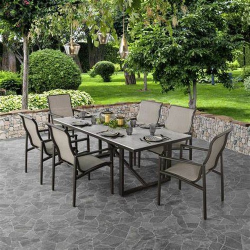 3090 - A Delray 7Pc Sling Dining Set, Original RRP £1083.33 + vat  (4212-15/903)   * This lot is subject to... 