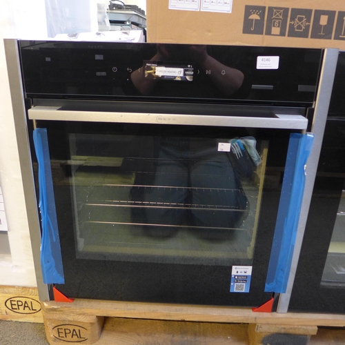 4146 - Neff Slide n Hide Single Oven With Home Connect (468-138), *This lot is subject to VAT